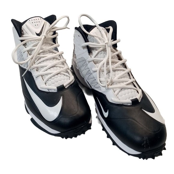 Nike Zoom Code Elite Shark Turf Football Cleats Size 17 White 603351-010 - Picture 2 of 8